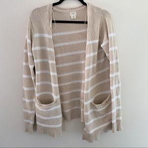 Sigrid Olsen Cream and White Cardigan